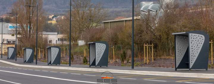 Abri bus Zac Metzange parking covoiturage   Copie