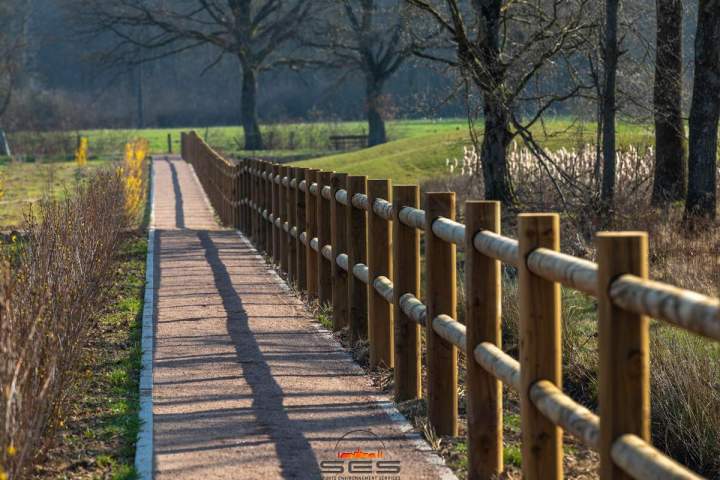 Barrières bois golf Basse Ham